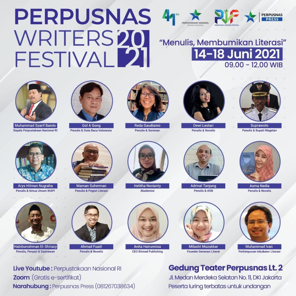 Perpusnas Writers Festival (PWF) 2021